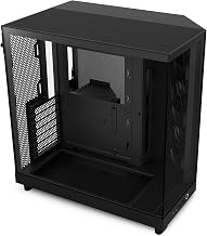 NZXT H6 Flow - Kompaktes Dual-Kammer ATX PC-Gehäuse - Schwarz